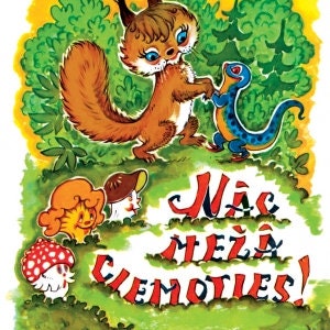 Vintage children&#39;s poetry book “Come visit the forest&quot; (Nāc mežā ciemoties) by Margarita Staraste in Latvian. Latvia, Riga, 1970-s USSR