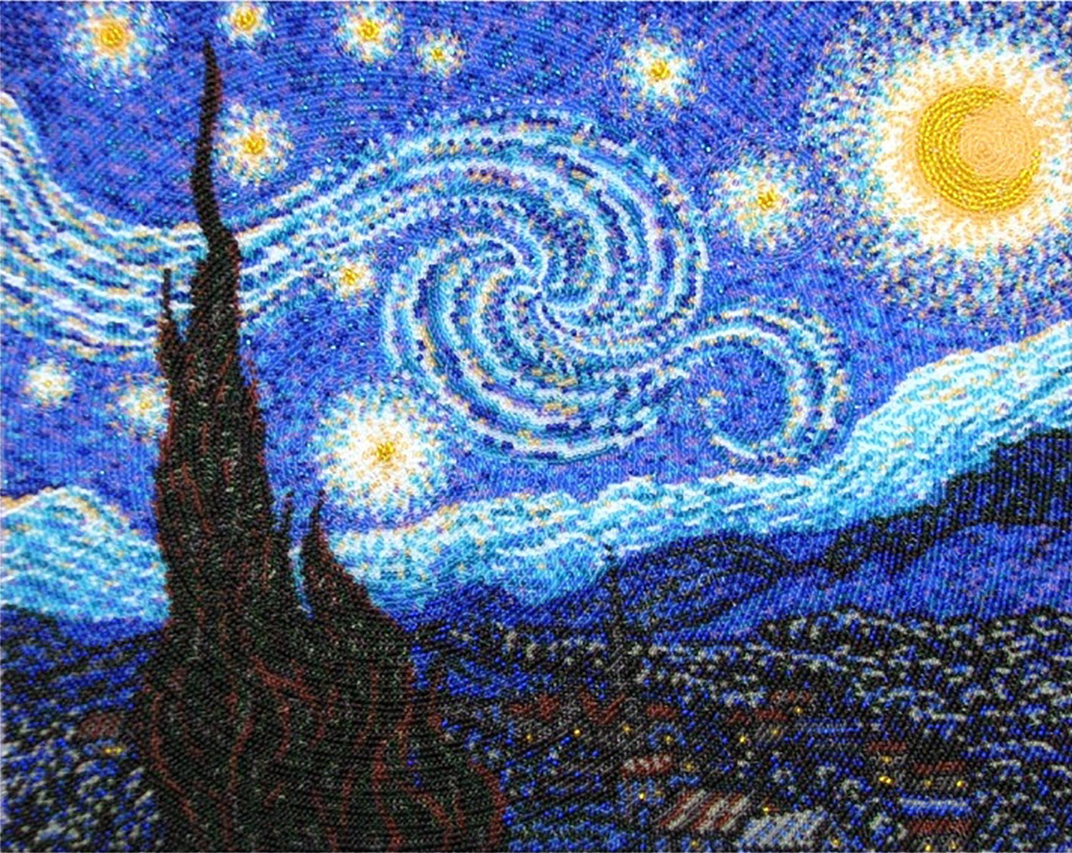 Starry night beading kit Starry night kit Starry night Etsy