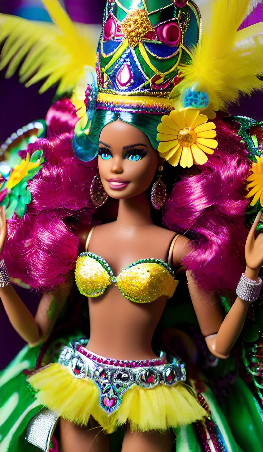 Brazilian Beauty Barbie, 5 Photos,rio, Carnival, Instant Download 