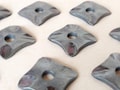 Hand Forged Petal Washers – Blacksmith Made Flower Washers Set of 6 – Rustic Iron Plate M8 to M20