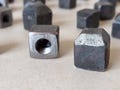 Hand Forged Acorn Nuts - Set of 5 - Rustic Steel Cap Nuts for DIY