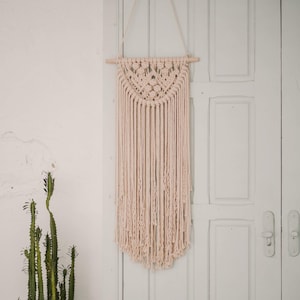 Macrame Wall Hanging Interior decor Modern Macrame Wall Art Tapestry Home Decor Bedroom Decoration image 1