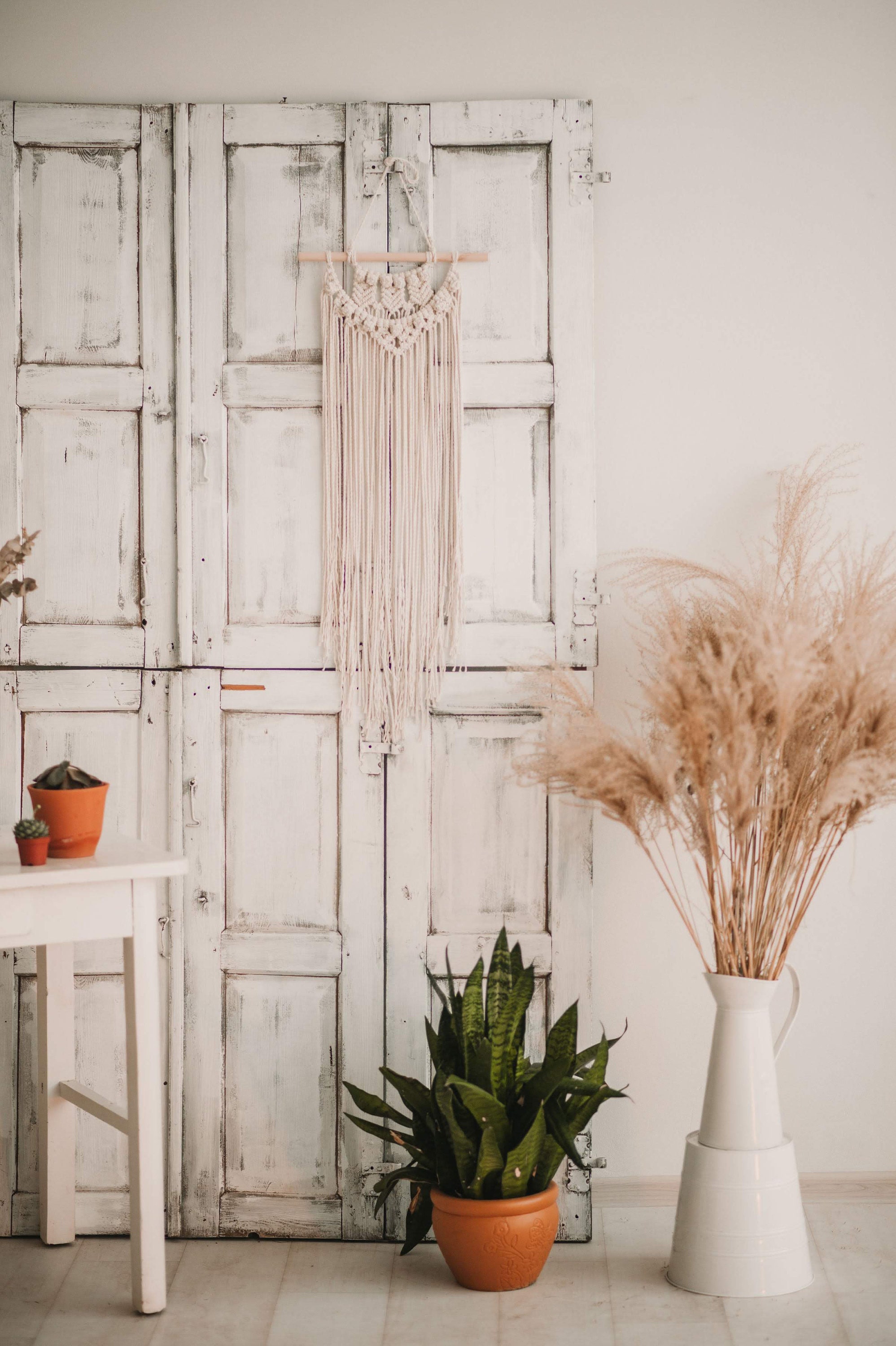 Décoration Murale En Macramé Multicolore Suspension Minimaliste D'intérieur Idées Cadeaux