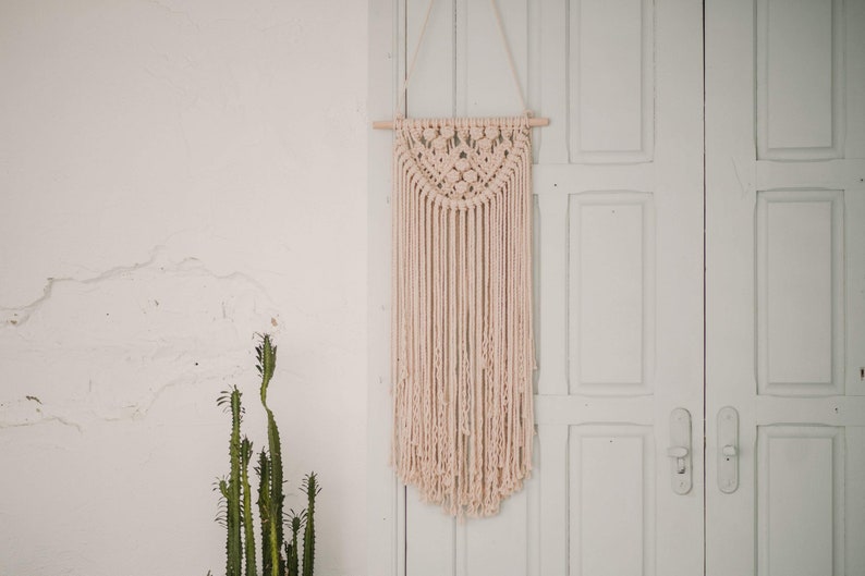 Macrame Wall Hanging Interior decor Modern Macrame Wall Art Tapestry Home Decor Bedroom Decoration image 1