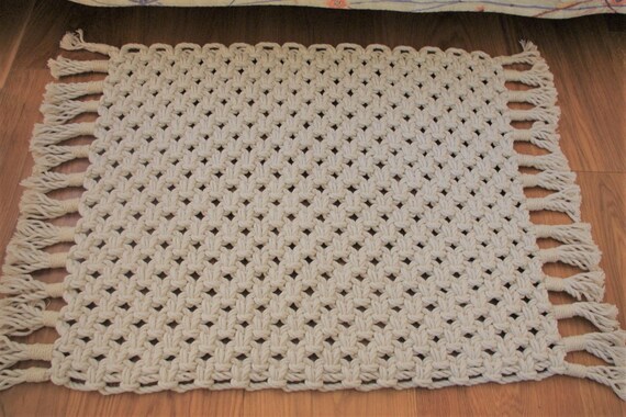 Macrame Rug Macrame Carpet Handmade Rug Bohemian Carpet Bohemian Rug Boho Rug Hygge Decor Home Decor Hygge Rugs Rag Rug