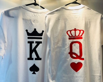 King and Queen couple shirts