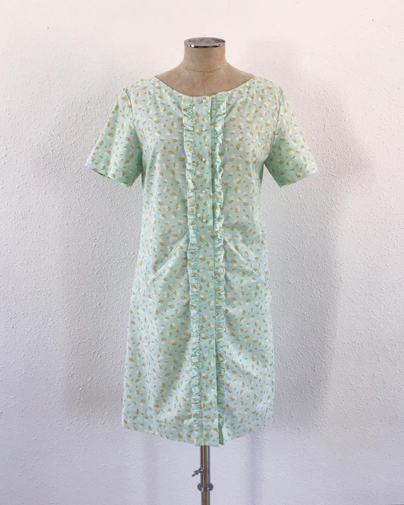 Vintage 1960s little flowers cotton dress, Vintage
