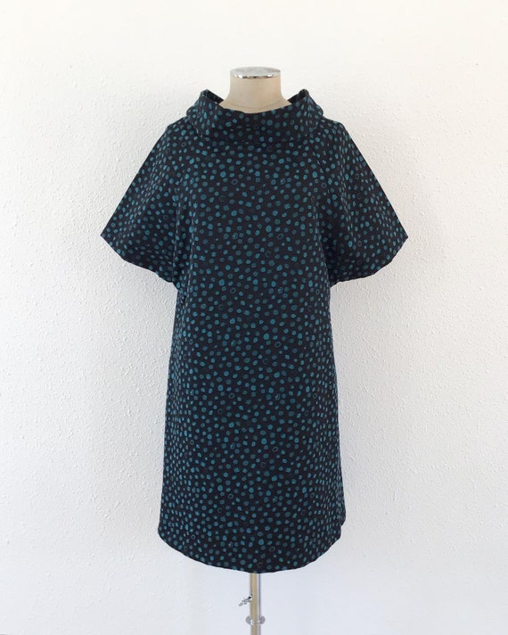 Vintage midi black dress, Black dress, Vintage bla