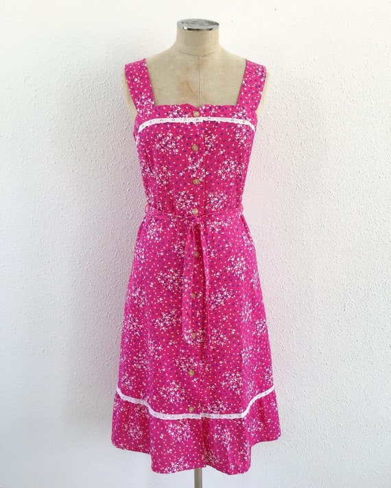 Vintage 1960s little flowers cotton dress, Vintage