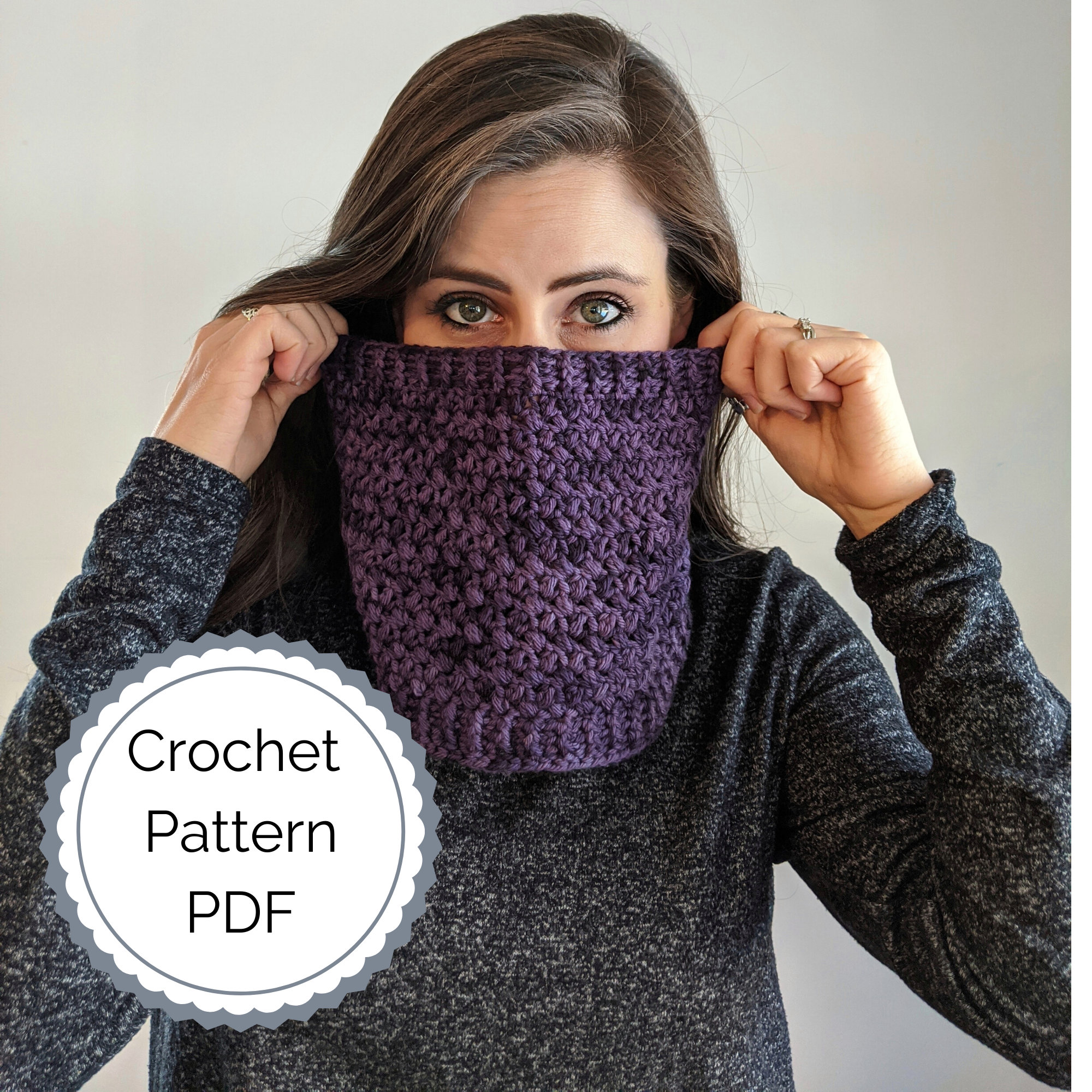 One Skein DK Weight Crochet Cowl Pattern PDF | One Skein Cowl Pattern ...