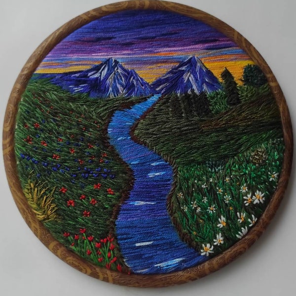 Handmade Embroidery Art Etsy