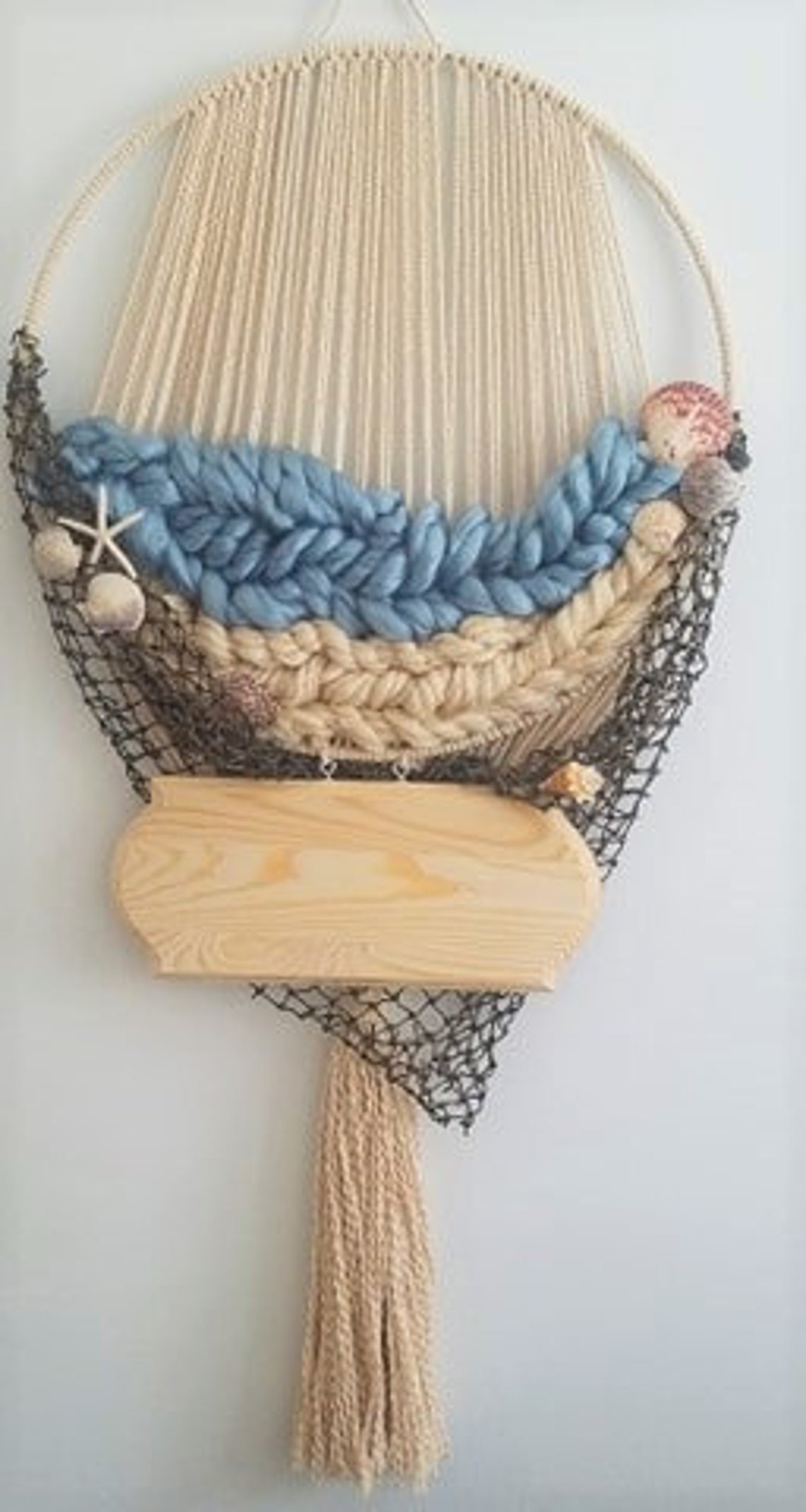 Personalized large macrame wall hanging/ beach theme/ wall Etsy