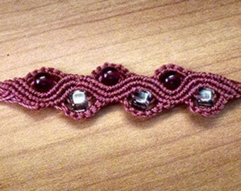 Customized Eternal Wave Macrame Bracelet