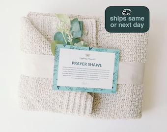 Signature CK Sympathy Prayer Shawl | Gift | Prayer Wrap | Grief | Funeral Gift | Visitation Gift | Widow | Spouse | Parent | Child | Sibling