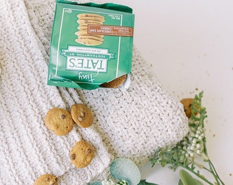 Prayer Shawl Wrap /  Cookies & Tea / Faux Succulent / Comforting Gift / Prayer Blanket / Comfort Grief / Illness /  Sympathy / Care Package
