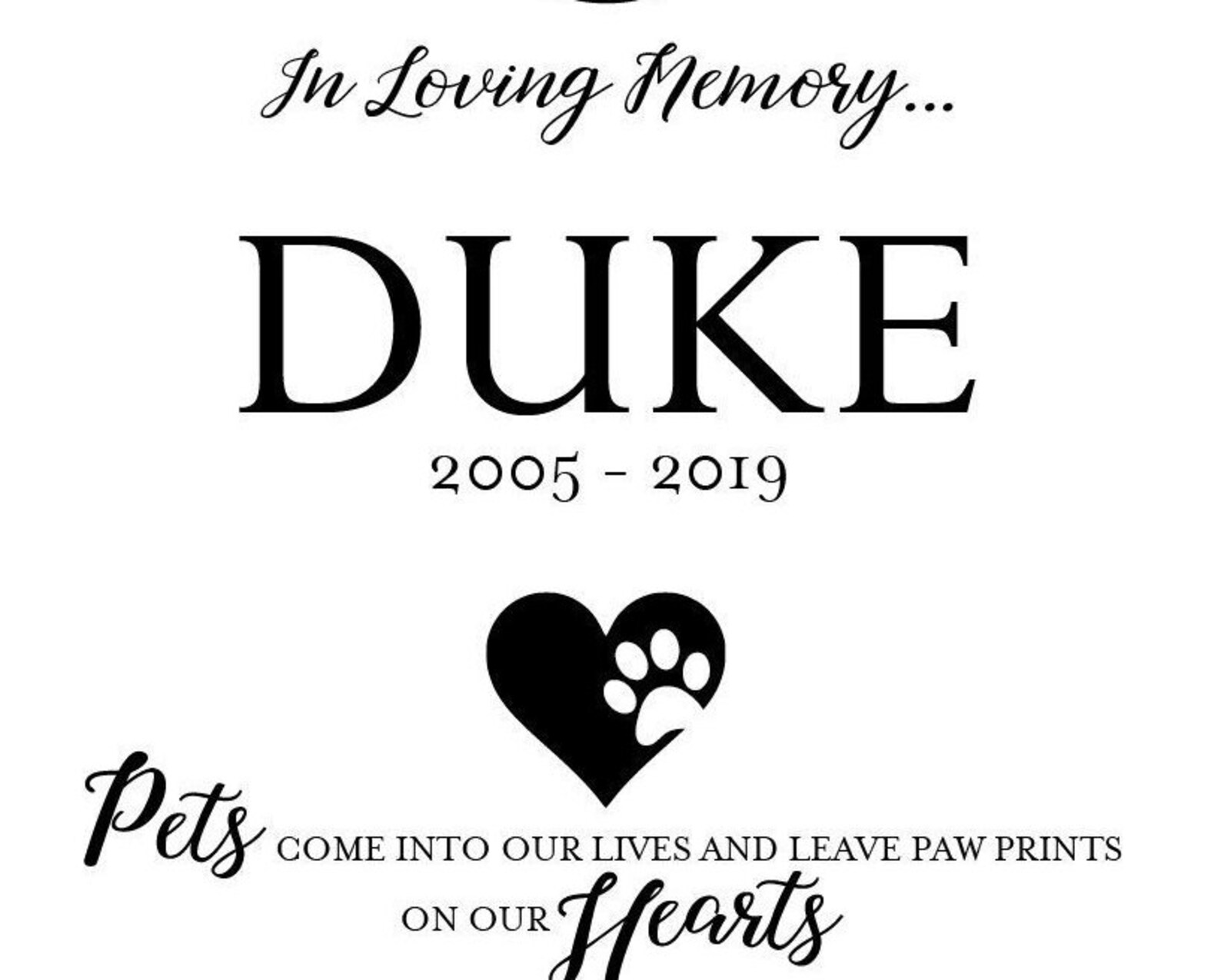 Loss of Pet Memory Box Sympathy Gift for Loss of Pet Etsy