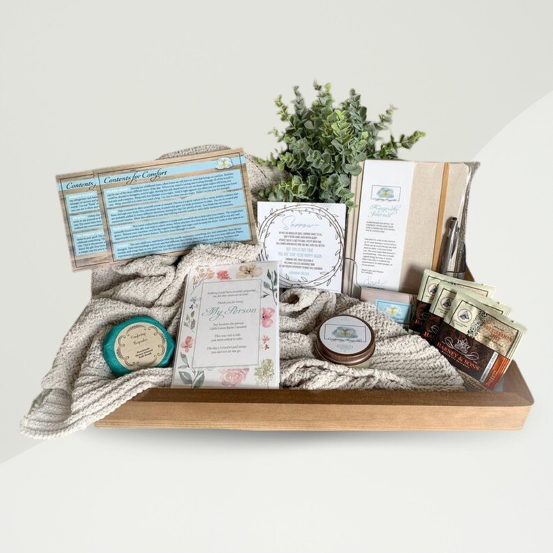 Deluxe Sympathy Gift Set Grief Care Package Encouraging Etsy