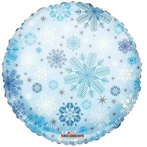 18&quot; Snowflakes Balloon Clear View Mylar Foil Balloon Party Decoration Christmas Gift  ( Add to Cart,  Save on Combine Shipping )