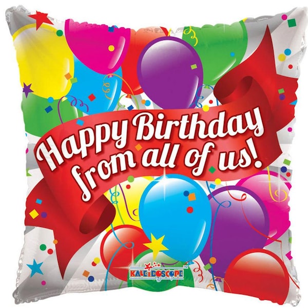 Happy Birthday From All of Us - Etsy