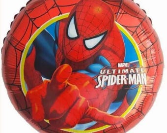 Balloon 18" Super Hero Spiderman Mylar Birthday Party Decorations Gifts  ( Buy Another One, Add to Cart,  Save on Combine Shipping )