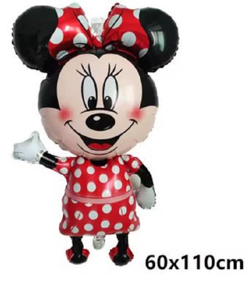 Balloon 43" Super Size Minnie Mouse - Mylar Foil Balloon for Birthday Party Decorations & Gifts bild 1