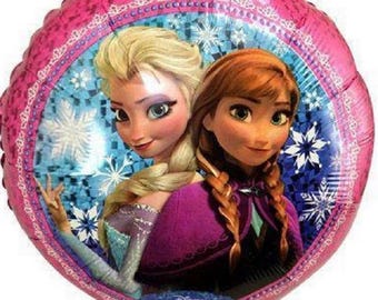 Balloon 18" Princess Frozen Elsa and Anna Christmas Snow Mylar Foil Balloon - for Party Decorations & Gifts