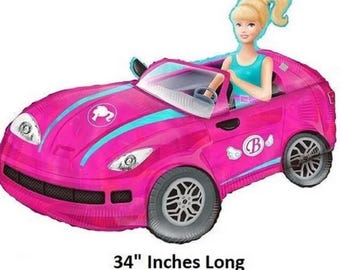 Papel de aluminio Mylar con forma de princesa Barbie de 34" para decorar fiestas de cumpleaños, regalo, muñecas, envío combinado