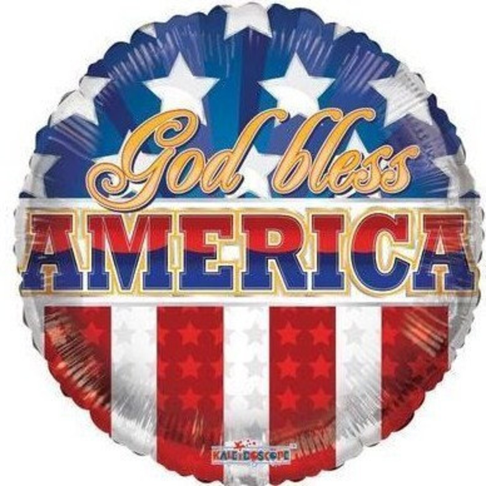 Balloons 18 God Bless America Patriotic Mylar Foil Party Etsy