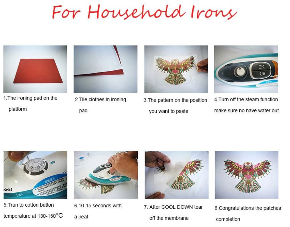 Iron on Transfer Patches Beautiful Christian Mary of Virgin Washable