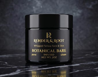 Crema corporal batida de sebo / Lavanda, incienso, extractos botánicos (infusión de 48 horas)