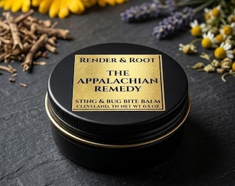 Appalachian Remedy Tallow Balm – Slow Infused Botanical Sting & Bug Bite Salve