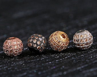 10pcs Metal Copper Micro Pave CZ Sun Flower connector Beads,Cubic Zirconia Flower beads For Jewelry Making