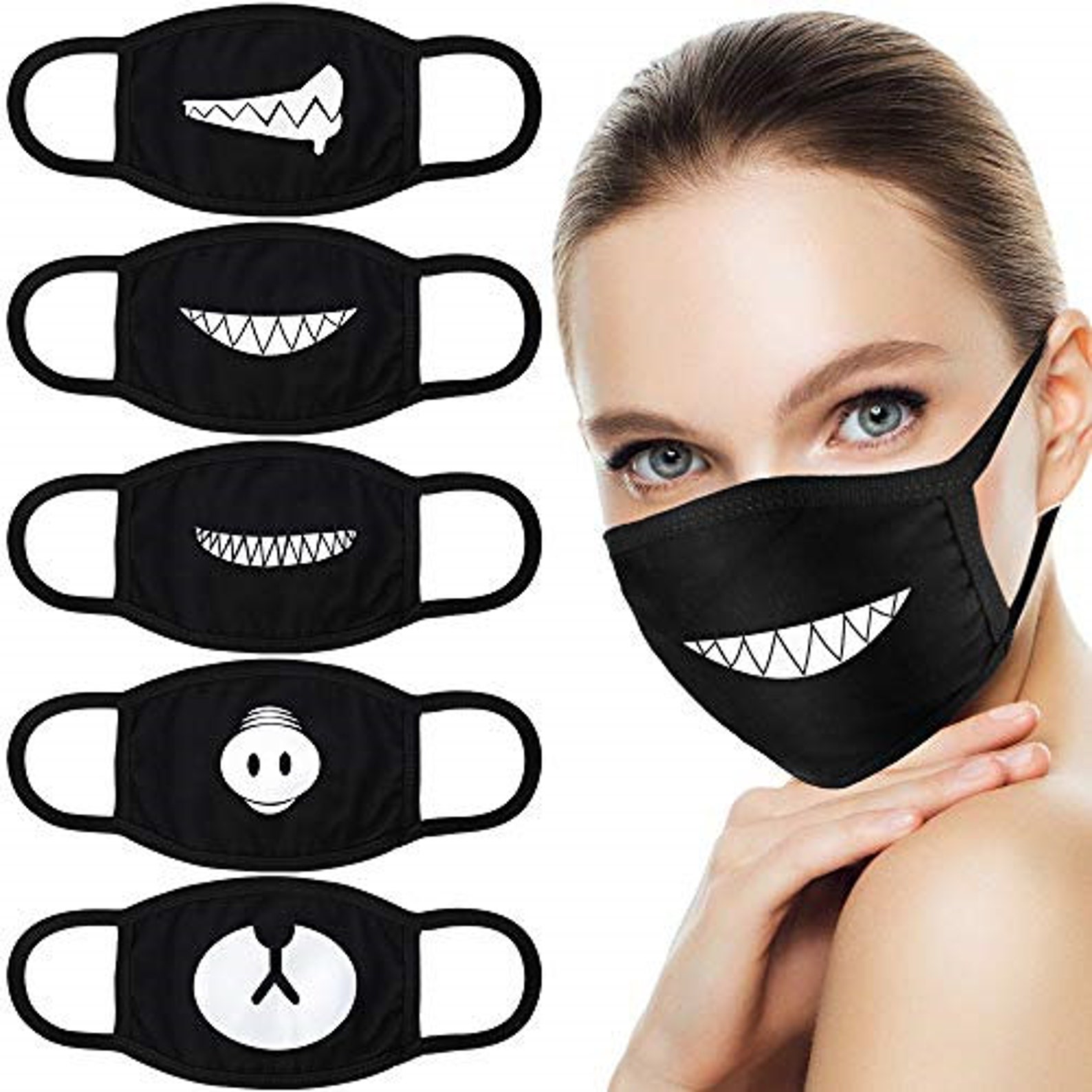 Маска для лица купить спб. Креативные маски для лица. Маска на рот. Чёрная маска на рот. Черная тканевая маска с принтом.
