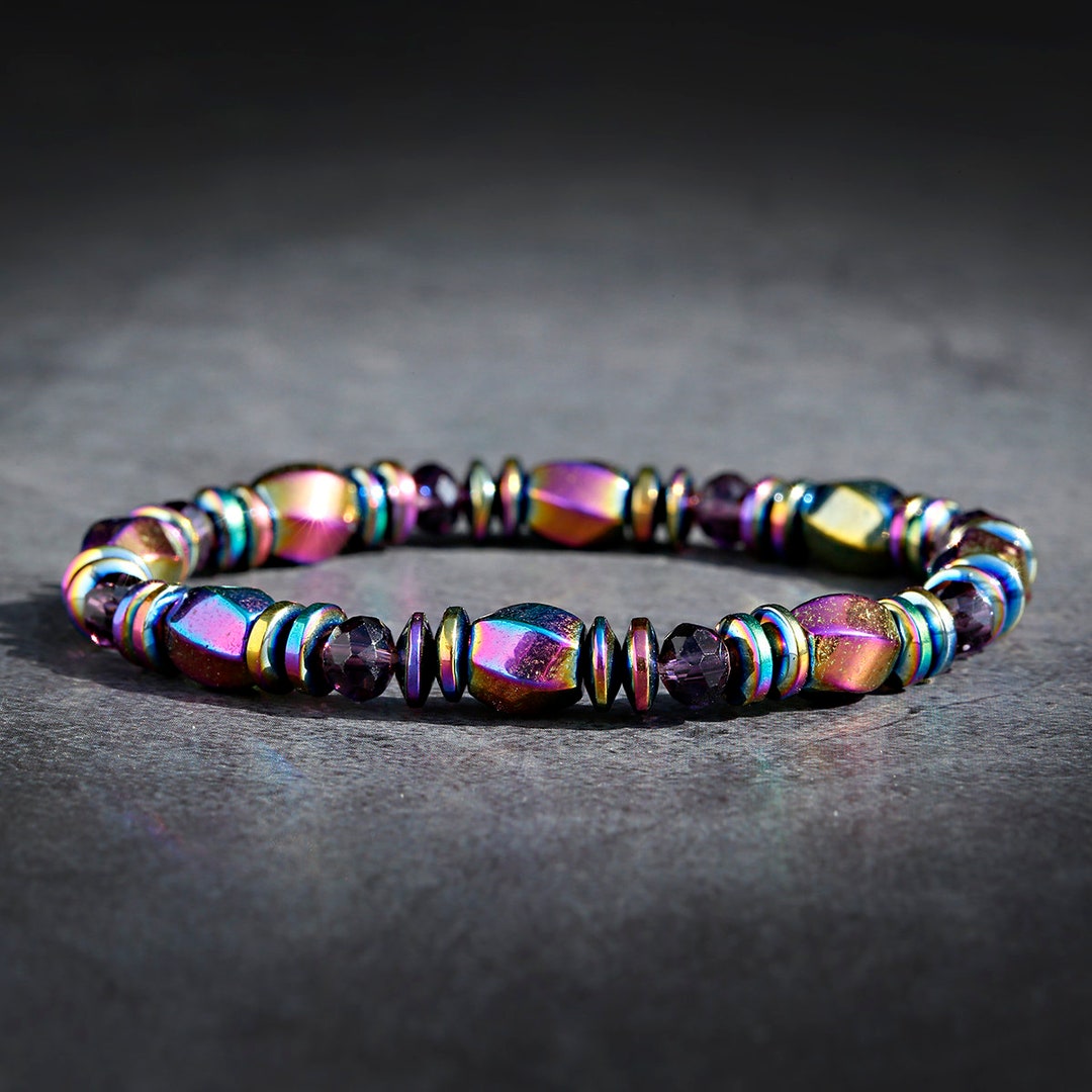 Hematite Healing Bracelet Arthritis Weight Loss Pain Etsy