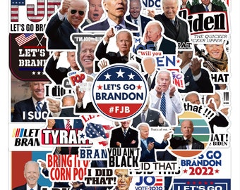 Sticker Funny Humor Political Stickers Decals 10//50//100pcs Joe Biden I DID THAT