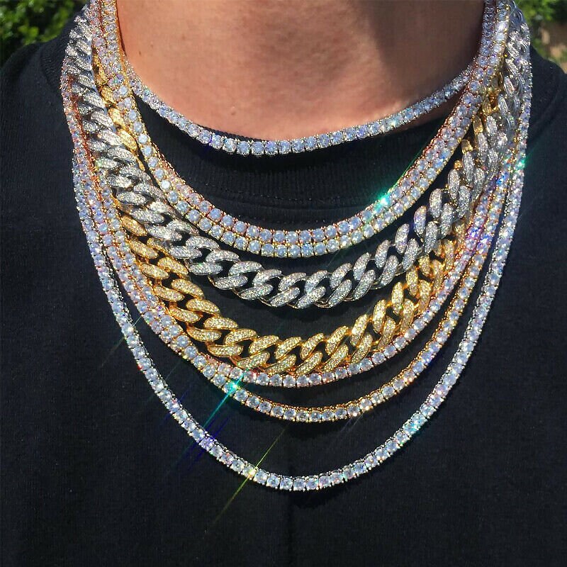 Male diamond choker sale