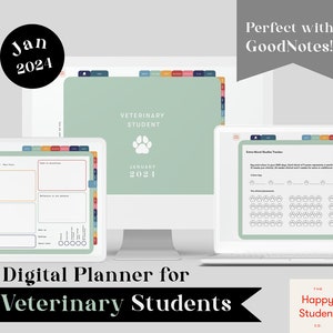 JANUARY 2024 Veterinary Student Digital Planner