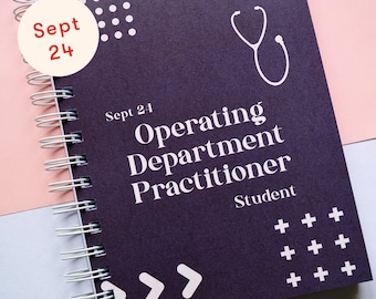 Operating Department Practitioner Student Planner September 2024 - Week to View Format