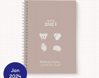 Healthcare Student Planner JANUARY 2024