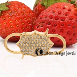 14K Gold Plated Diamond Padlock Charms,  Gold Plated Padlock, 14k Gold Pave Padlock, Gemstone  Padlock Clasp, Gold Padlock jewelry