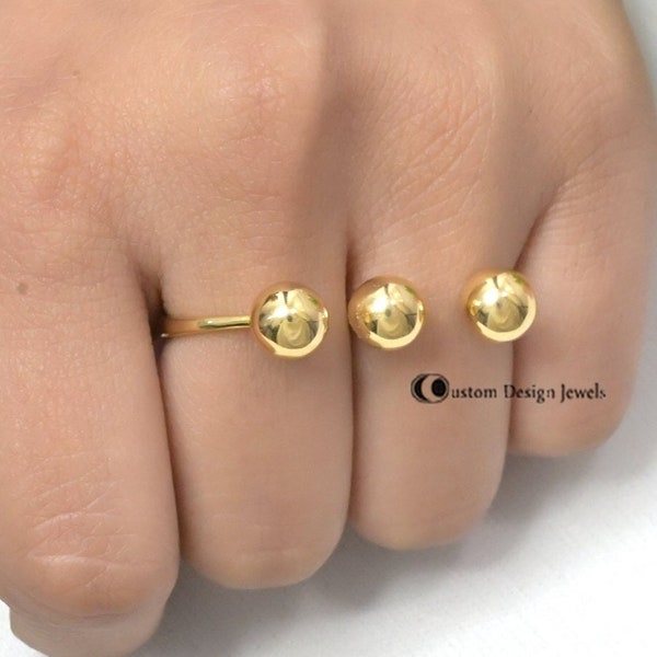 14K Gold Two Finger Ring, Fashionable Ring, Two finger Connected Ring, 9k Double Ring, Trendy Double Ring, Minimal Finger Ring, Finger Ring
