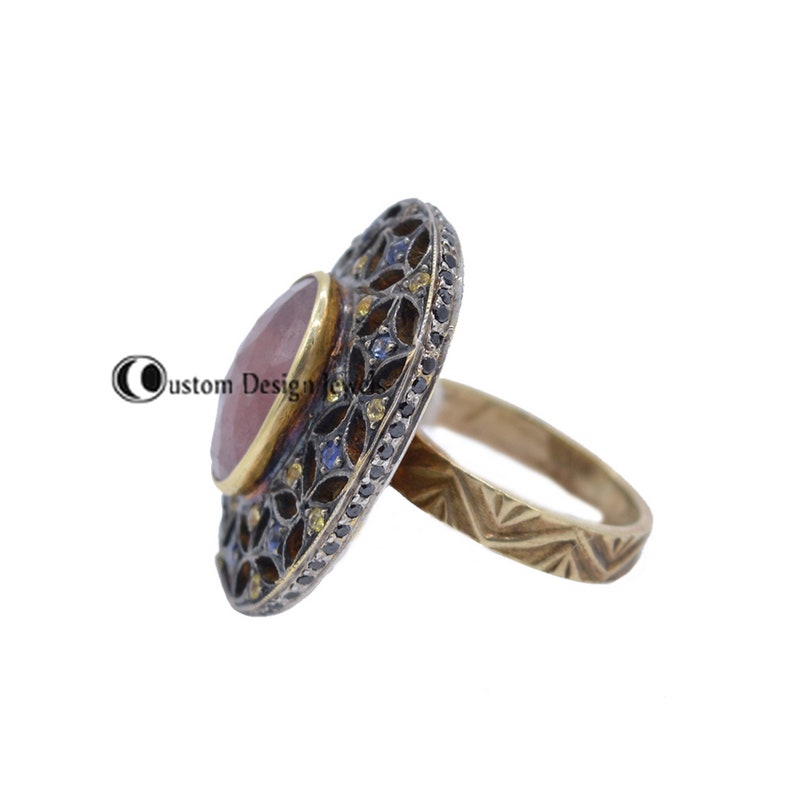 Oval Ring Baho Ring Sapphire Ring Sapphire Gemstone Ring Gemstone Ring Bridal Ring-Eternity Pink Sapphire Ring 925 silver ring