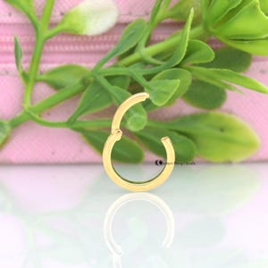 14K/ 9K Gold Round Charms Holder, Silver Charms Enhancer, Round Charms, Plain Link Lock, Silver Enhancer Charms, Silver Clasp Lock Pendant