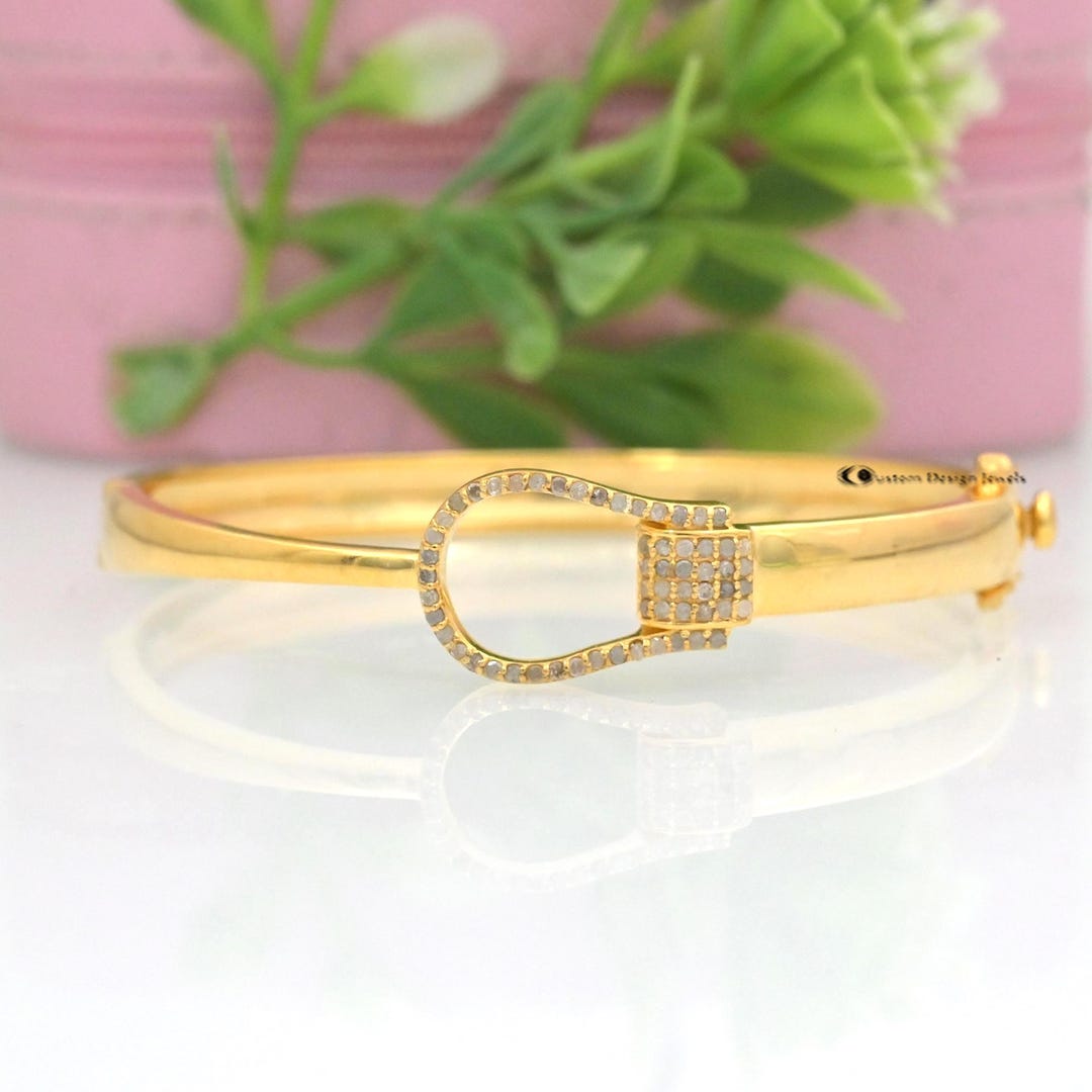 925 Silver Snaffle Bit Bangle, Horse Shoes Bangle, Snaffle Bit Horse ...