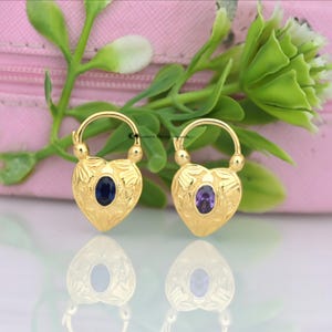 925 Silver Gemstone Heart Padlock, Solid Gold Turquoise Heart Padlock, Designer Padlock, Padlock Connector, Padlock Jewelry, Heart Padlock