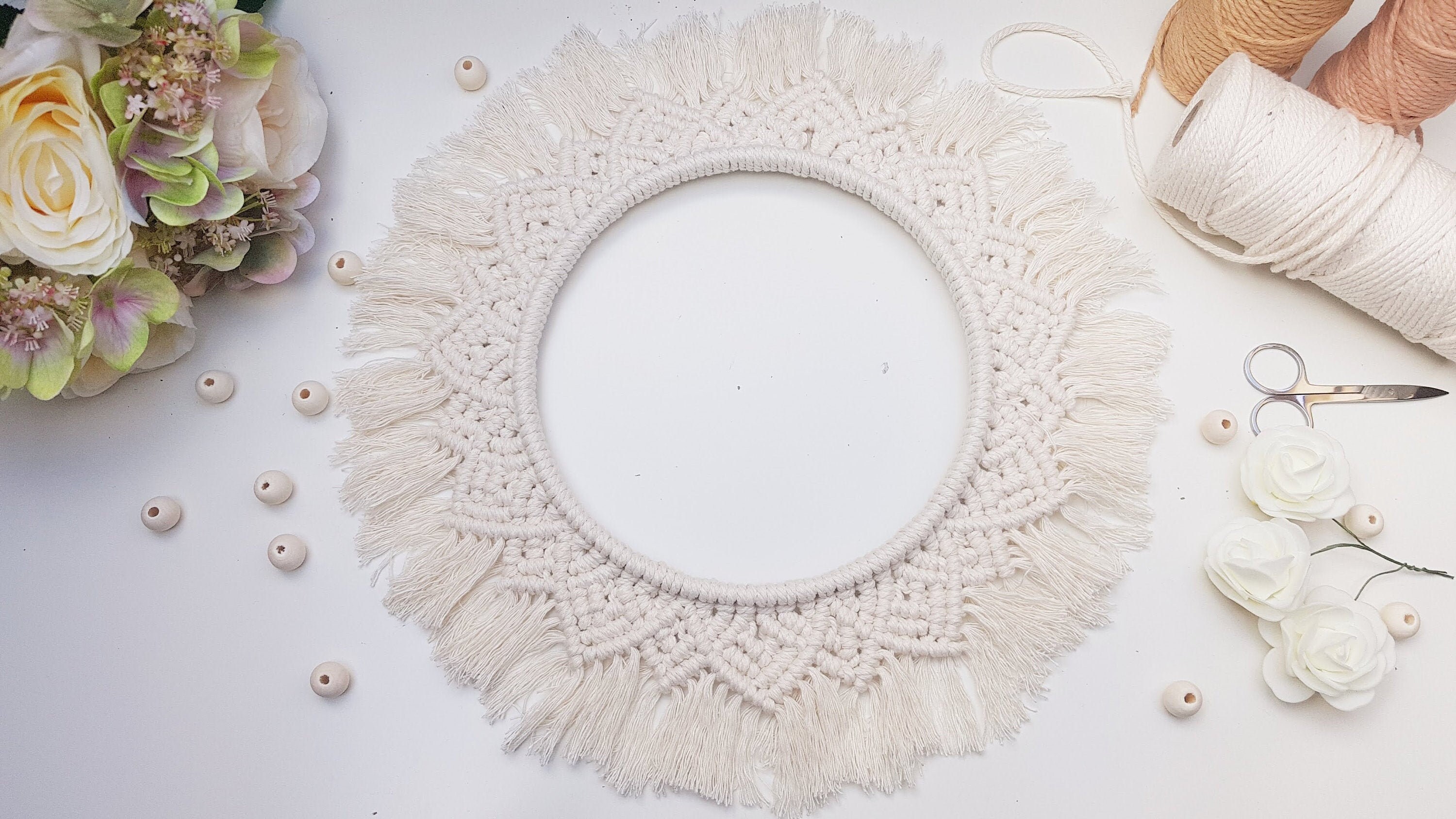 Macramé Mandala Modèle 1