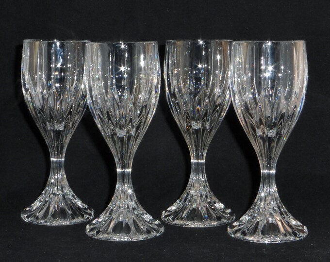 4 Pcs Mikasa Park Lane Cut Crystal CORDIAL Goblets Glasses 5 Etsy