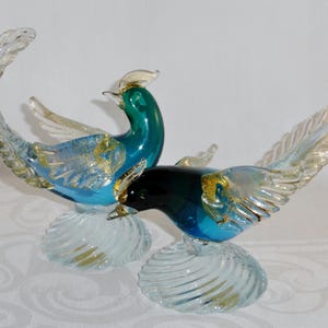 Salviati｜murano｜ガラスオブジェクト｜くちばし破損有｜鳥｜ Salviati｜murano｜ガラスオブジェクト｜くちばし破損有｜鳥