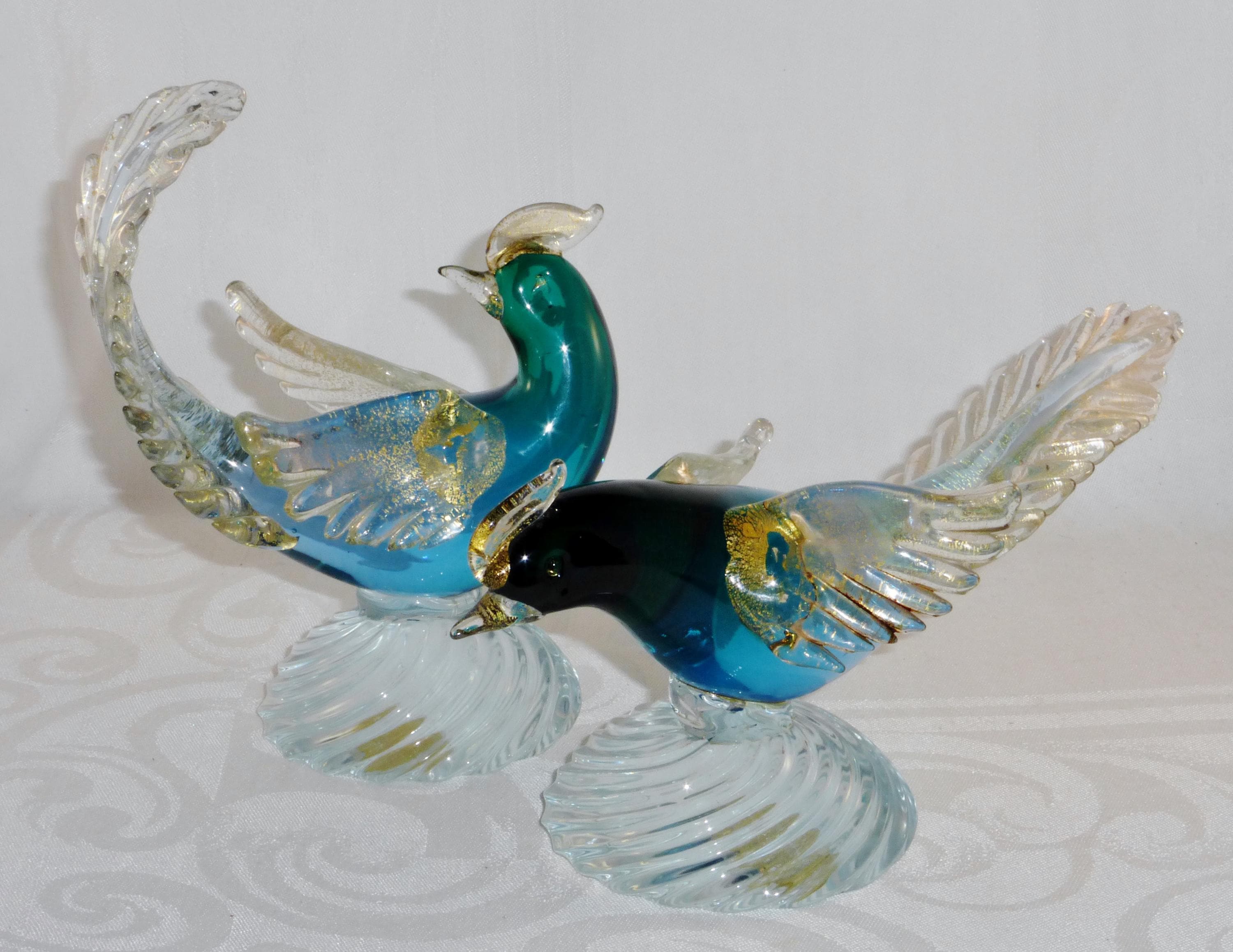 Salviati｜murano｜ガラスオブジェクト｜くちばし破損有｜鳥｜ Salviati｜murano｜ガラスオブジェクト｜くちばし破損有｜鳥