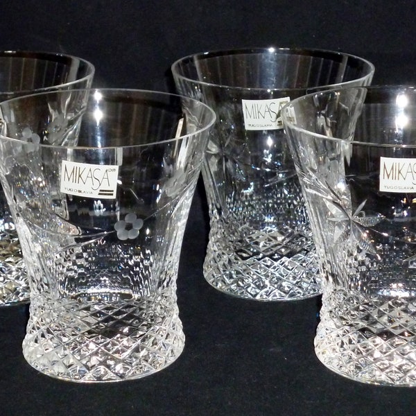 Mikasa Rocks Glasses Etsy